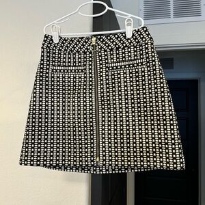 Express Mini Skirt with Gold Zipper